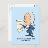 Tod und Steuern Zitat lustige Wortspiele Postkarte (Vorne/Hinten)