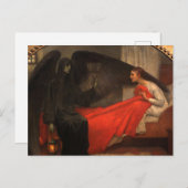 Tod und Tod des Mädchens 1900 durch Marianne Stoke Postkarte (Vorne/Hinten)