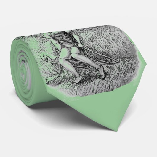 Tod von Cu Chulainn, Krawatte, Krawatte (Gerollt)