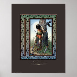 Tod von Cuchulainn Plakat (14x18")