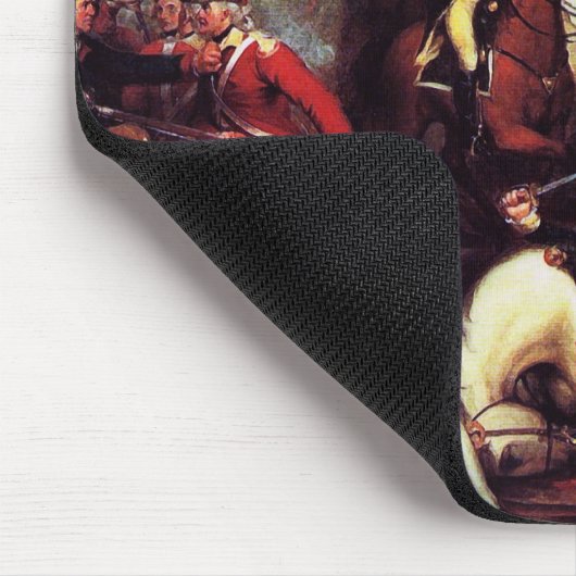 Tod von General Mercer am Kampf von Princeton Mousepad (Ecke)