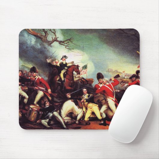 Tod von General Mercer am Kampf von Princeton Mousepad (Mit Mouse)