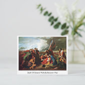 Tod von General Wolfe durch Benjamin West Postkarte (Stehend Vorderseite)