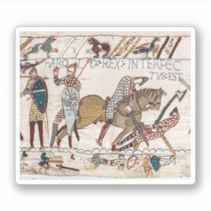 Tod von König Harold (Bayeux Tapestry) Aufkleber