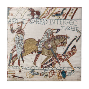 Tod von König Harold (Bayeux Tapestry) Fliese