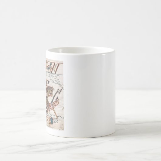 Tod von König Harold (Bayeux Tapestry) Kaffeetasse (Mittel)