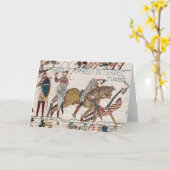 Tod von König Harold (Bayeux-Tapestry) Karte (Gelbe Blume)