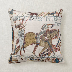 Tod von König Harold (Bayeux-Tapestry) Kissen