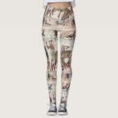 Tod von König Harold (Bayeux Tapestry) Leggings (Vorderseite)