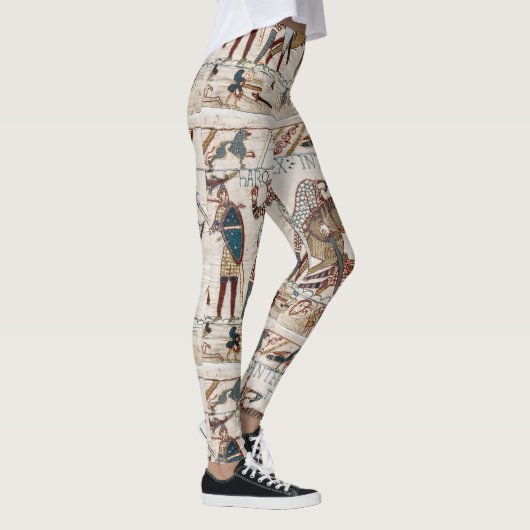 Tod von König Harold (Bayeux Tapestry) Leggings (Rechts)