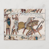 Tod von König Harold (Bayeux Tapestry) Postkarte (Vorderseite)