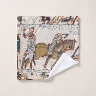 Tod von König Harold (Bayeux-Tapestry) Waschlappen