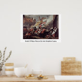Tod von Major Peirson durch John Singleton Copley Poster (Küche)
