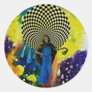 Tod von Michael Moffa Runder Aufkleber