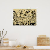 Tod von Michael Wolgemut 1493 Poster (Küche)