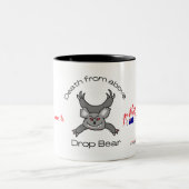 Tod von oben zweifarbige tasse (Mittel)