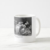 Tod von Präsidenten Lincoln Kaffeetasse (VorderseiteRechts)