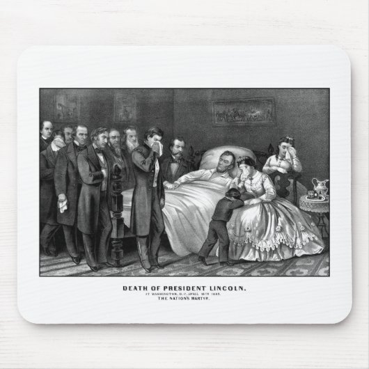 Tod von Präsidenten Lincoln Mousepad (Vorne)