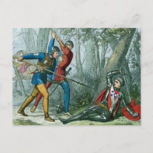 Tod von Richard Neville, Warwick The Kingmaker Postkarte