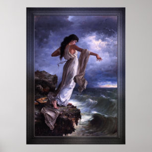 Tod von Sappho durch Miguel Carbonell Selva Poster