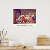 Tod von Sokrates durch Jacques-Louis David Poster (Küche)