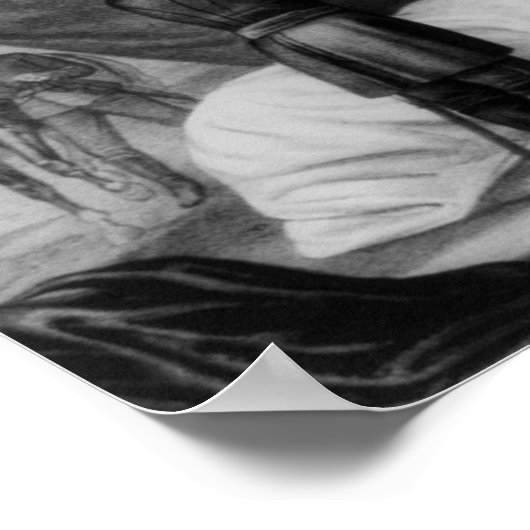 Tod von Stonewall Jackson Poster (Ecke)