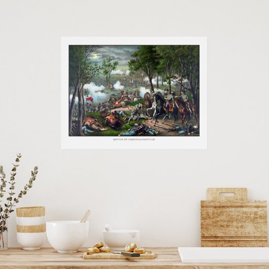 Tod von Stonewall Jackson Poster (Küche)