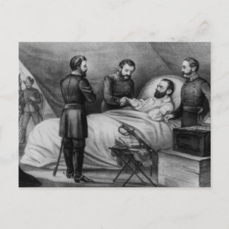 Tod von Stonewall Jackson Postkarte