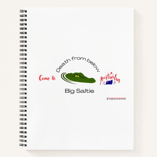 Tod von unten notizblock (Vorderseite)