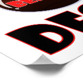 Tod vor Decaf Funny Poster (Ecke)