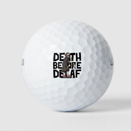 Tod vor Decaf Golfball (Vorderseite)