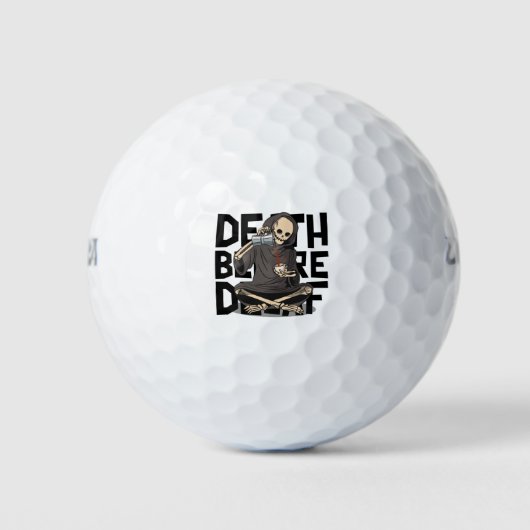 Tod vor Decaf Golfball (Vorderseite)