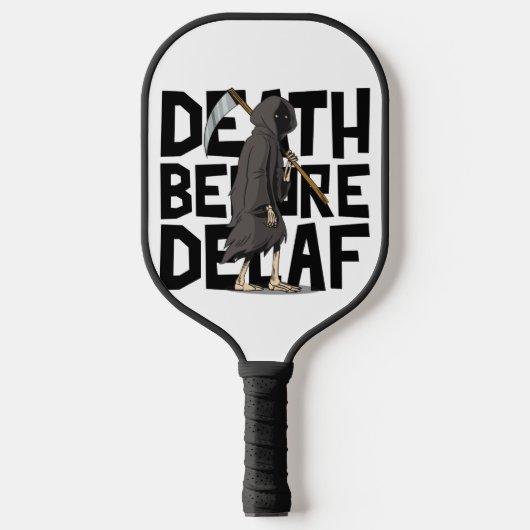 Tod vor Decaf Pickleball Schläger (Vorderseite)