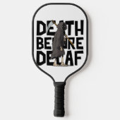 Tod vor Decaf Pickleball Schläger (Rückseite)