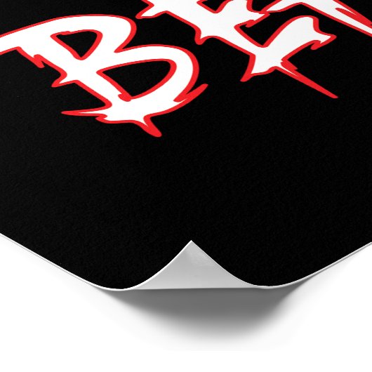 Tod vor Decaf Poster (Ecke)