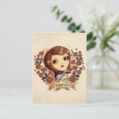 Tod vor Decaf Postkarte (Stehend Vorderseite)