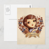 Tod vor Decaf Postkarte (Vorne/Hinten)