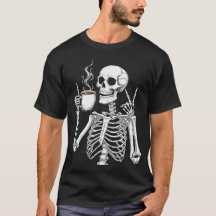 Tod vor Decaf - Skeleton Coffee Lover Design