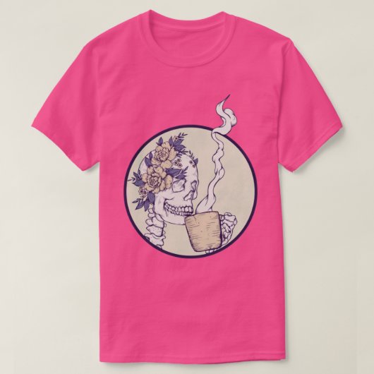 Tod vor Decaf Skeleton T-Shirt (Design vorne)