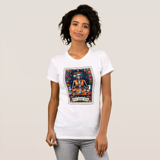 Tod vor dem Decaf-Tarot T-Shirt (Vorne ganz)