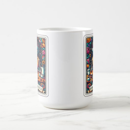 Tod vor der Entf-Tarot-Kartensammlung Kaffeetasse (Mittel)
