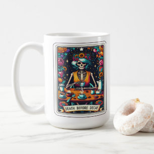 Tod vor der Entf-Tarot-Kartensammlung Kaffeetasse