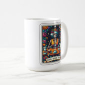 Tod vor der Entf-Tarot-Kartensammlung Kaffeetasse (VorderseiteRechts)