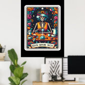 Tod vor der Entf-Tarot-Kartensammlung Poster (Heimbüro)