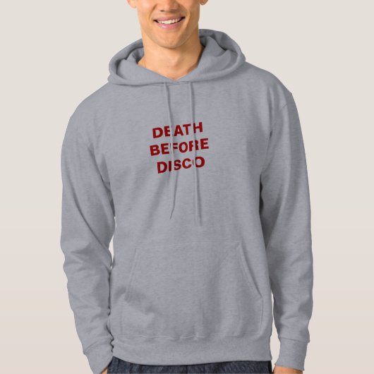 TOD VOR DISCO HOODIE (Vorderseite)
