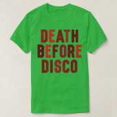 Tod vor Disco T-Shirt (Design vorne)