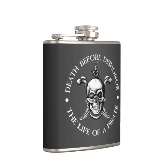 Tod vor Ehrenlotion (grau) Flachmann (Rechts)