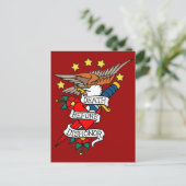 Tod vor Ehrerbietung Postkarte (Stehend Vorderseite)