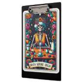 Tod vor Entcoffeiniertem Tarot – Gothic-Kaffe-Skel Klemmbrett (Links)