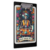 Tod vor Entcoffeiniertem Tarot – Gothic-Kaffe-Skel Klemmbrett (Rechts)